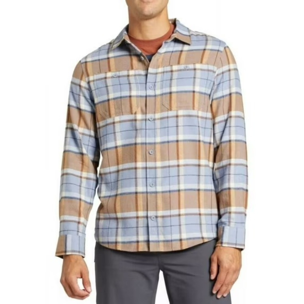 Alpine Design Men's Brushed Flannel Long Sleeve Shirt Large NWT